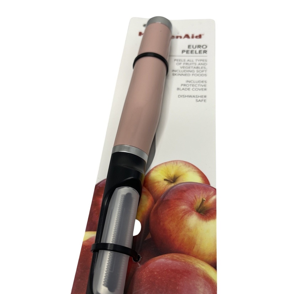 KitchenAid Euro Peeler Dried‎ Rose Pink Stainless Steel Blade KE112OHDRA NEW